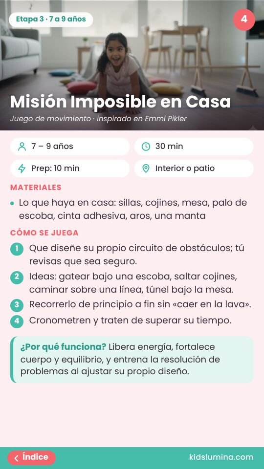 Actividad: Misión Imposible en Casa