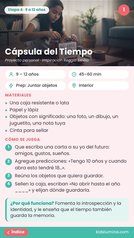Actividad: Cápsula del Tiempo