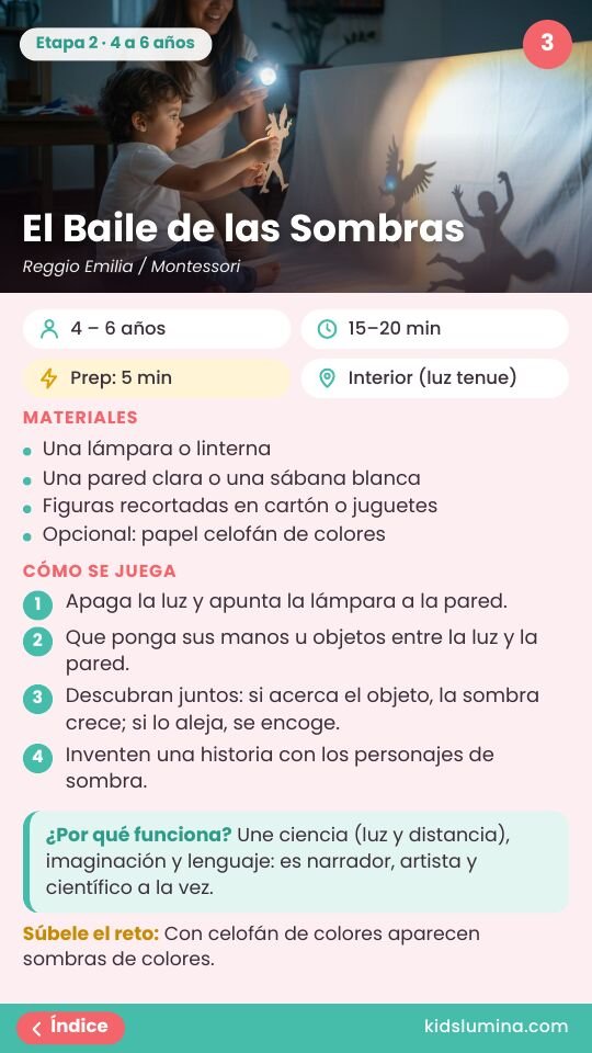 Actividad: El Baile de las Sombras