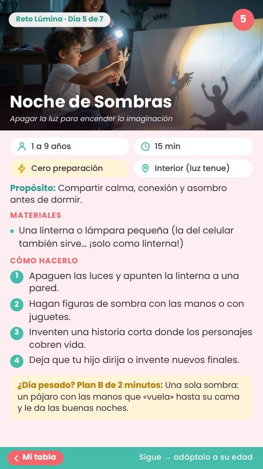 Día 5: Noche de Sombras